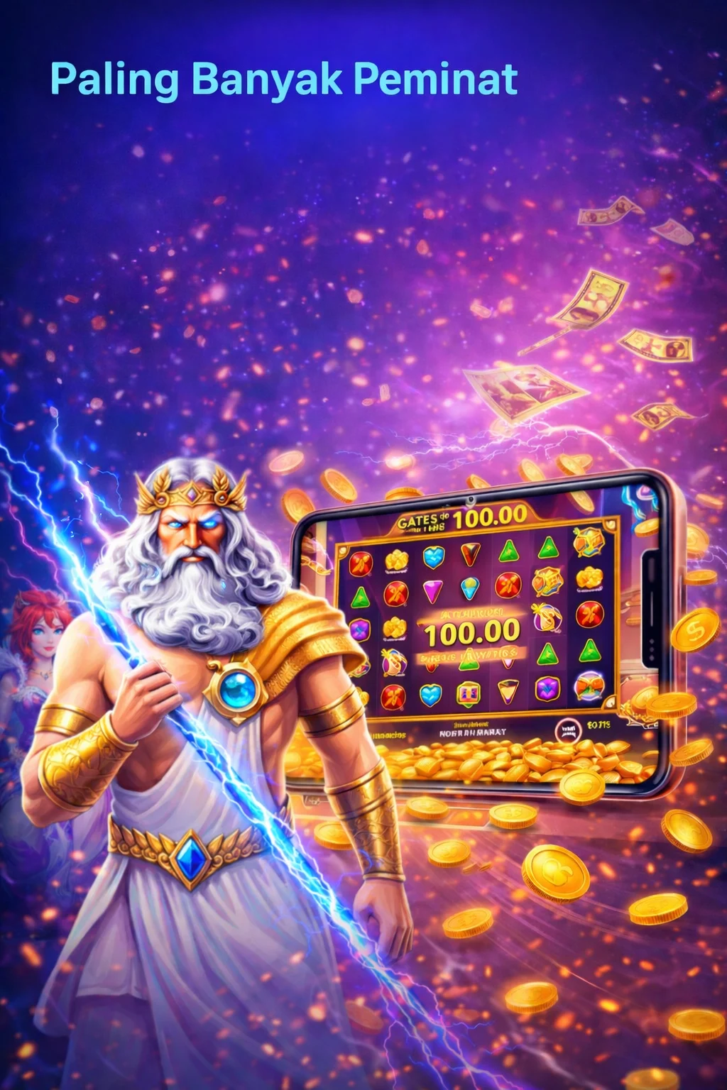 Slot game with Zeus and RTP live